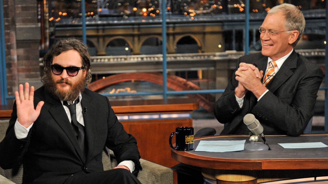 Joaquin Phoenix in Late Night with David Letterman