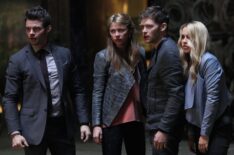 The Originals - Daniel Gillies as Elijah, Riley Voelkel as Freya, Joseph Morgan as Klaus, and Claire Holt as Rebekah