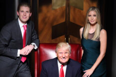 Eric Trump, Donald Trump, and Ivanka Trump in Celebrity Apprentice