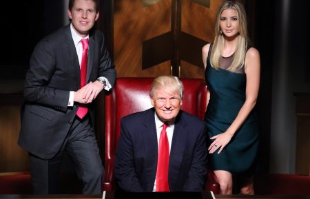 Eric Trump, Donald Trump, and Ivanka Trump in Celebrity Apprentice