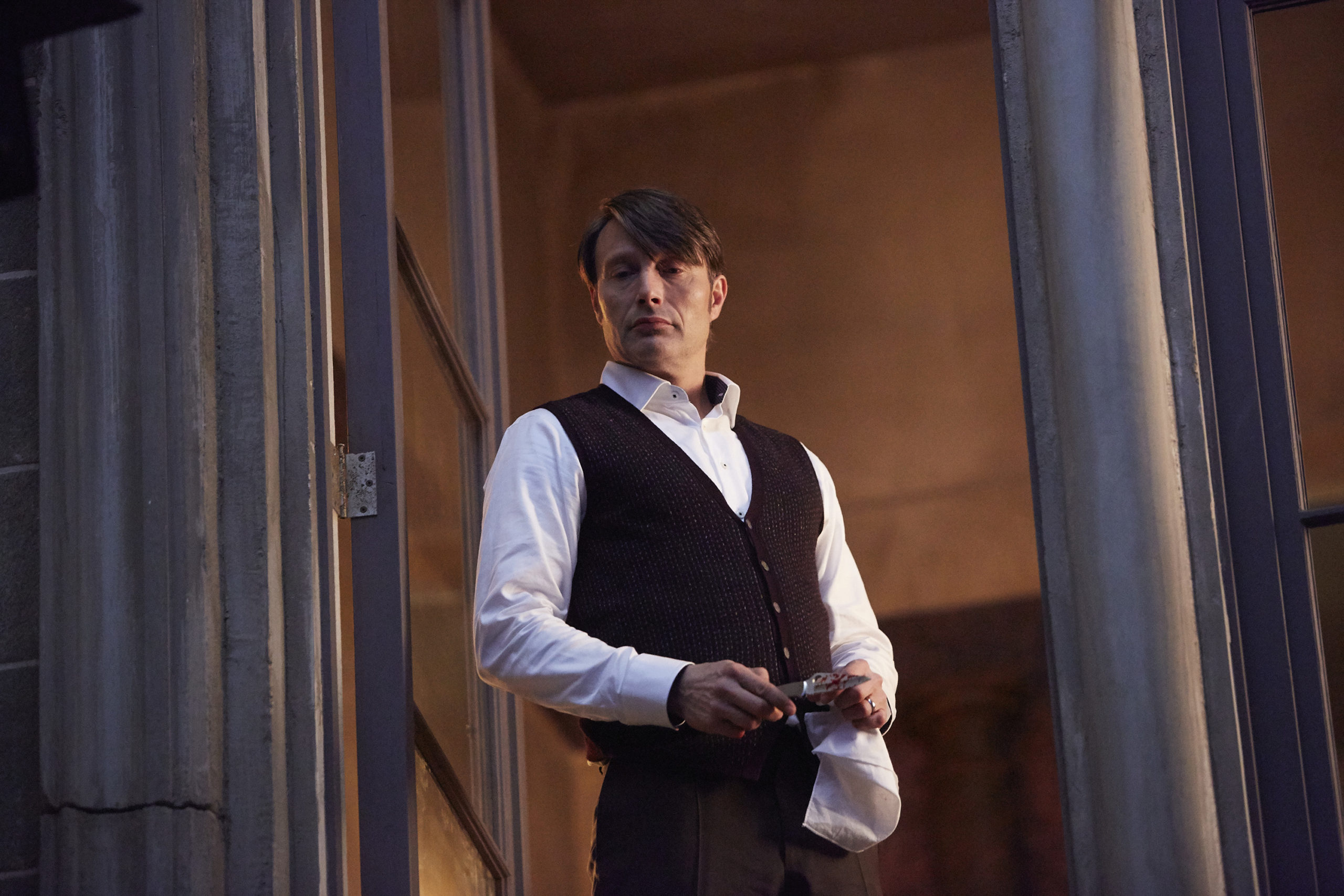 Mads Mikkelsen as Hannibal Lecter in Hannibal - Season 3 - 'Contorno'