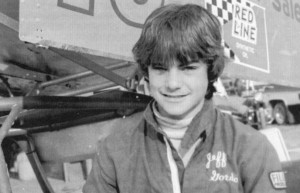 1984: Jeff Gordon raced sprint cars on dirt when he was a mere 13 years old. (Photo by ISC Archives via Getty Images)