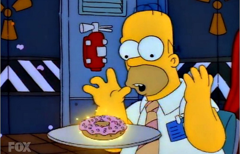 The Simpsons - Homer - Doughnut Donut. 