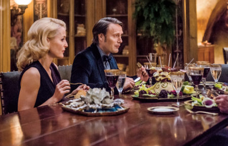 Hannibal - 'Secondo' - Gillian Anderson as Bedelia Du Maurier, Mads Mikkelsen as Hannibal Lecter