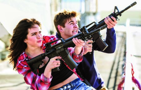 Sharknado 3: Oh Hell No! - Ryan Newman as Claudia Shepard, Jack Griffo as Billy