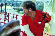 Chris Jericho, who plays Bruce, the Universal Studios Orlando ride attendant in Sharknado 3