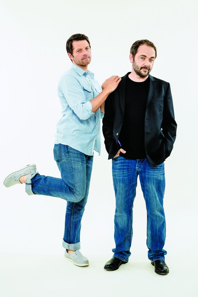 Misha Collins, Mark Sheppard, supernatural, comic con