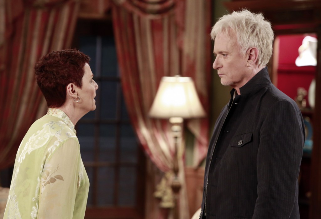 GENERAL HOSPITAL - Jane Elliot (Tracy) and Anthony Geary (Luke) in a scene that airs the week of May 27, 2013 on ABC's 'General Hospital.' 'General Hospital' airs Monday-Friday (2:00 p.m. - 3:00 p.m., ET) on the ABC Television Network. GH13 (Photo by Ron Tom/ABC via Getty Images) JANE ELLIOT, ANTHONY GEARY