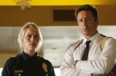 Aquarius - Season 1 - Claire Holt as Charmain Tully and David Duchovny as Sam Hodiak