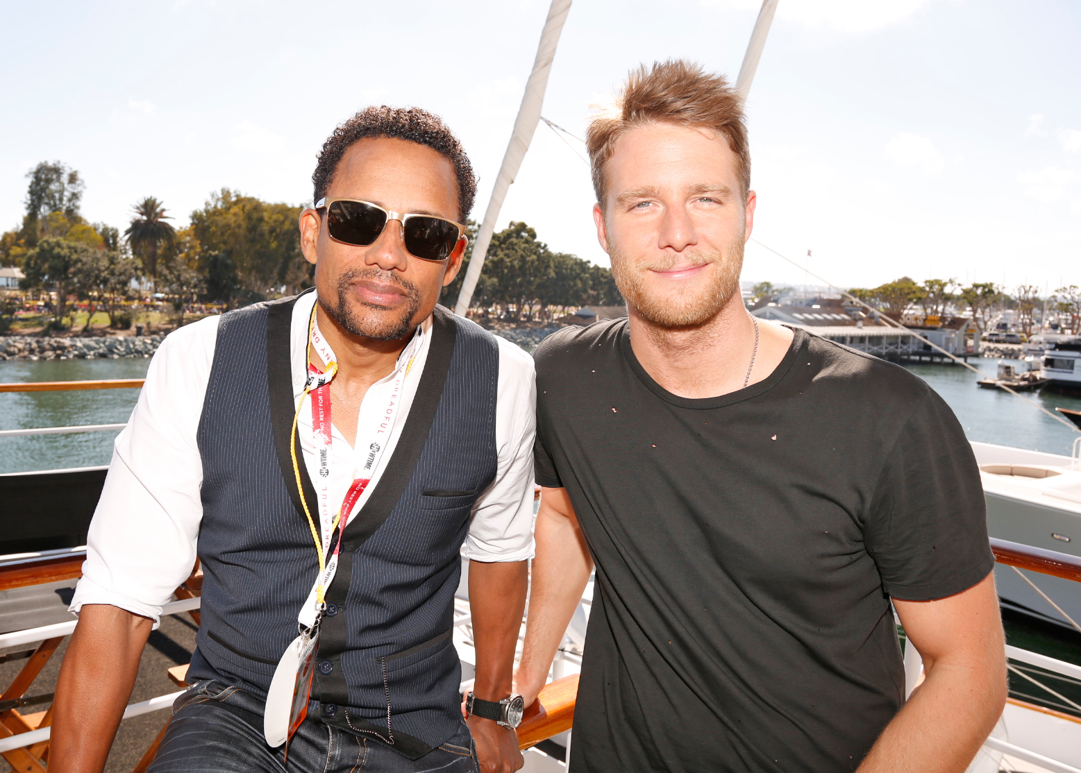 Hill Harper and Jake McDorman