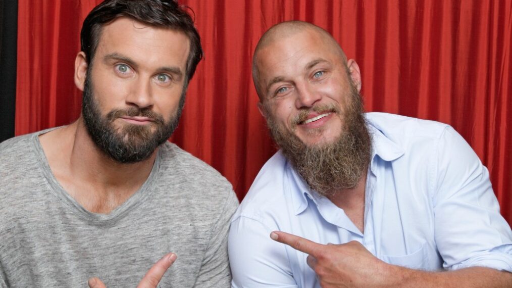 Clive Standen and Travis Fimmel of Vikings