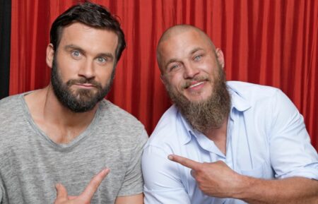 Clive Standen and Travis Fimmel of Vikings