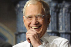David Letterman and Paul Shaffer after the final taping of the Late Show with David Letterman, Wednesday May 20, 2015