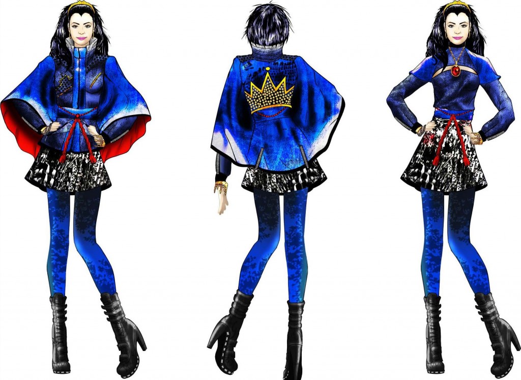 Evie's costumes on Disney's Descendants