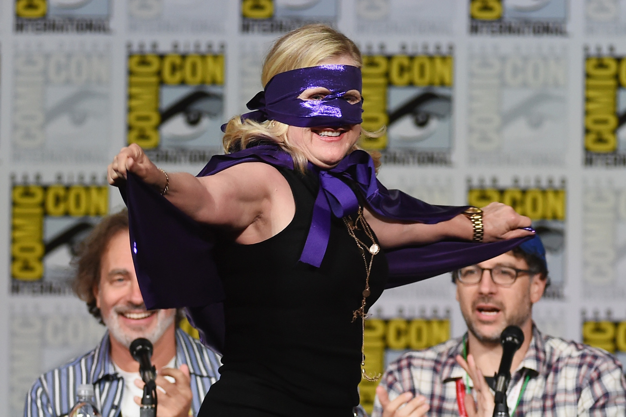 Actress Nancy Cartwright attends 'The Simpsons' panel during Comic-Con International 2015