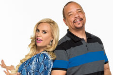 Ice-T and Coco Austin with their bulldogs