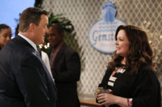Billy Gardell as Mike Biggs and Melissa McCarthy as Molly Flynn on Mike & Molly - 'The Bitter Man and the Sea'