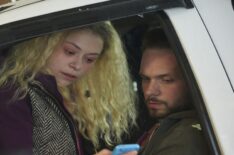 Orphan Black - Helena (Tatiana Maslany) and Jesse (Patrick J. Adams)