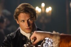Sam Heughan as Jamie Fraser in Outlander Season 2