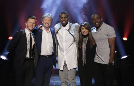 SYTYCD - Travis Wall, Nigel Lythgoe, Paula Abdul, Jason Derulo, and Stephen 'tWitch' Boss