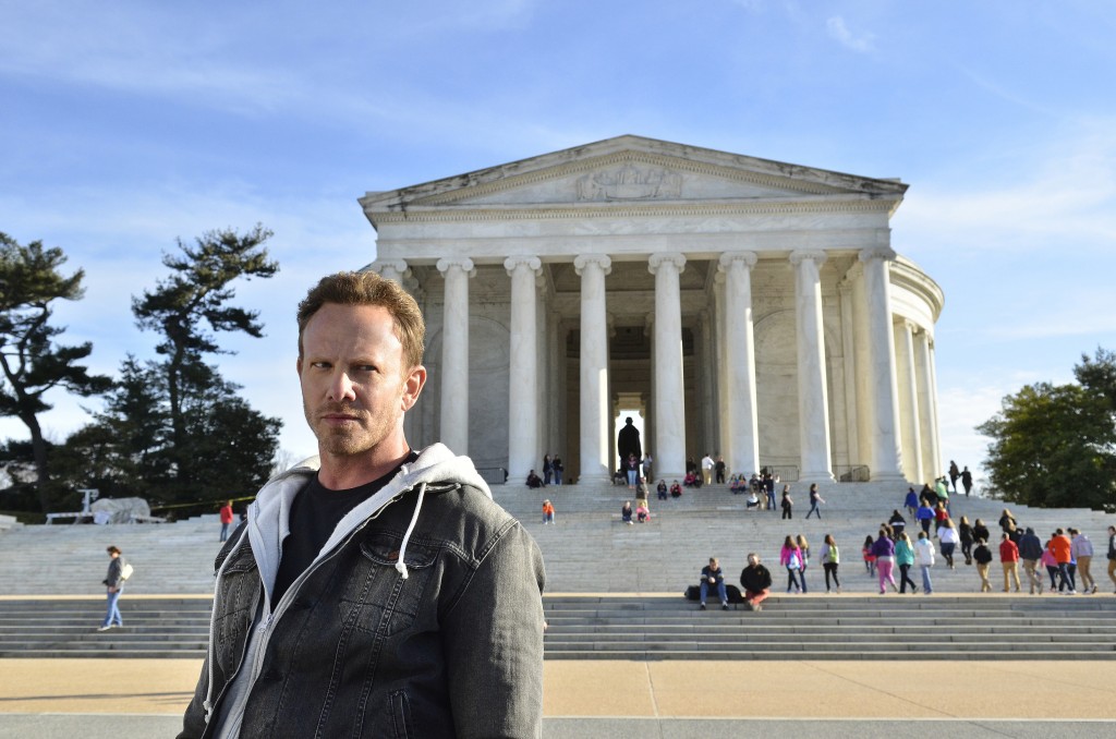 Ian Ziering as Fin Shepard in Sharknado 3: Oh Hell No - 2015