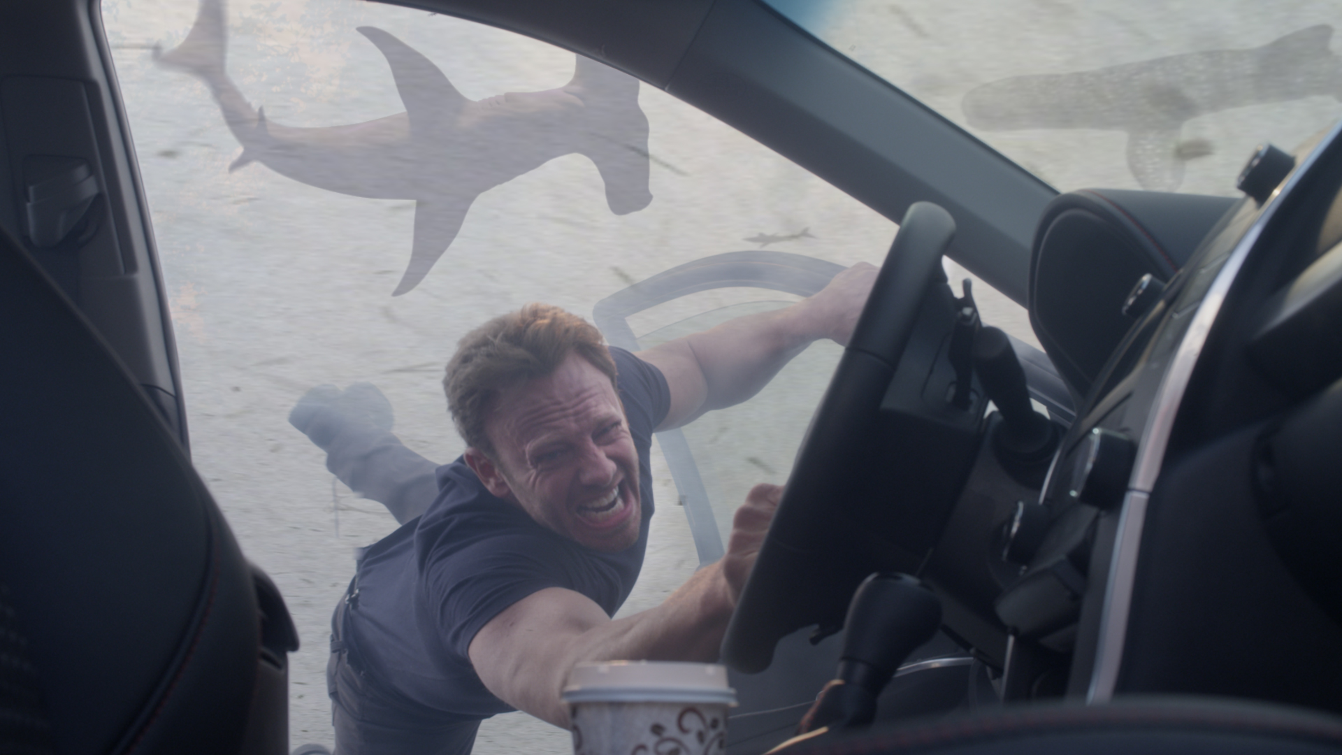 Ian Ziering as Fin Shepard in Sharknado 3: Oh Hell No!