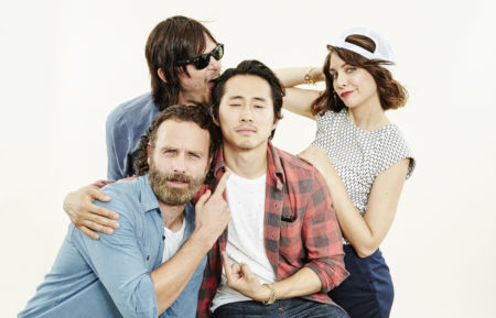 the walking dead, norman reedus, andrew lincoln, steven yeun, Lauren Cohen