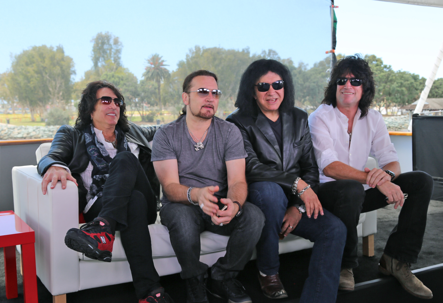 Paul Stanley, Eric Singer, Gene Simmons, Tommy Thayer of KISS