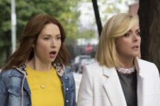 Ellie Kemper and Jane Krakowski in The Unbreakable Kimmy Schmidt