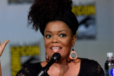 Moderator Yvette Nicole Brown attends ABC's 'Once Upon A Time' panel during Comic-Con International 2014 at San Diego Convention Center