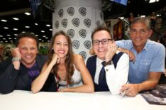 The Person of Interest - Kevin Chapman, Amy Acker, Michael Emerson, and Jim Caviezel