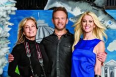 Bo Derek, Ian Ziering, Tara Reid from Sharknado 3 TV Guide Magazine photoshoot