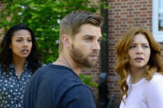 Under The Dome - Natalie Martinez, Mike Vogel, and Rachelle Lefevre