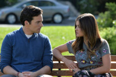 Pretty Little Liars - Lucy Hale as Aria Montgomery and Ian Harding as Mr. Fitz