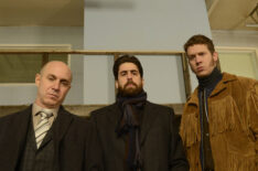 Brian Markinson as Bruce Gold, Adam Goldberg as Mr. Numbers, Russell Harvard as Mr. Wrench in Fargo - 'The Rooster Prince'