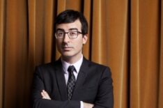 John Oliver, host of the upcoming HBO show Last Week Tonight, sits for a portrait in HBO headquarters