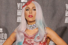 Lady Gaga Meat Dress at the VMAs
