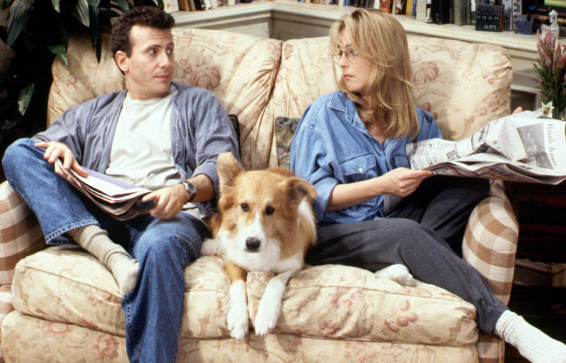 Paul Reiser and Helen Hunt in a scene from Mad About You