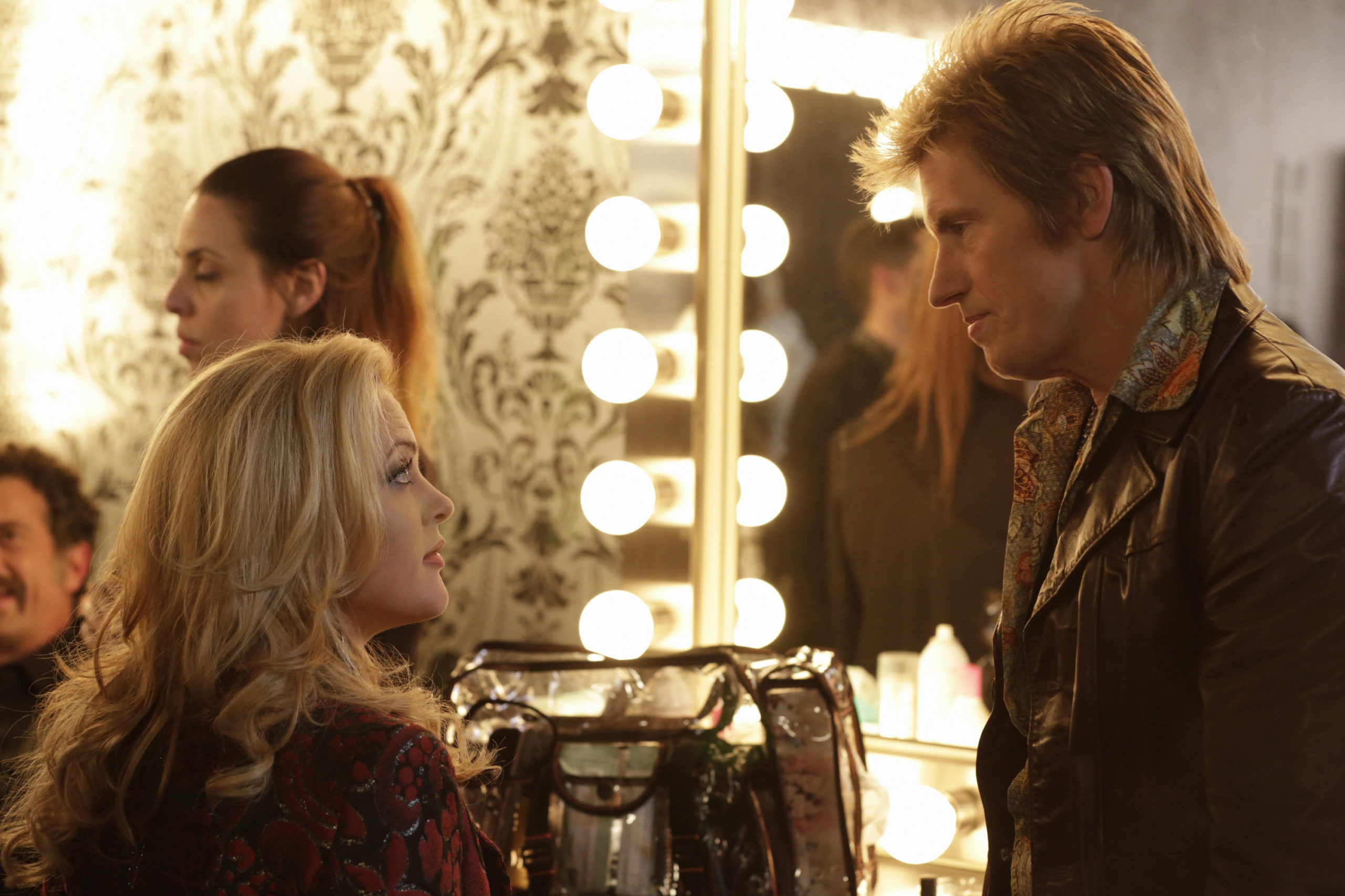 Elaine Hendrix as Ava, Denis Leary as Johnny in Sex & Drugs & Rock & Roll - 'What You Like Is In The Limo'