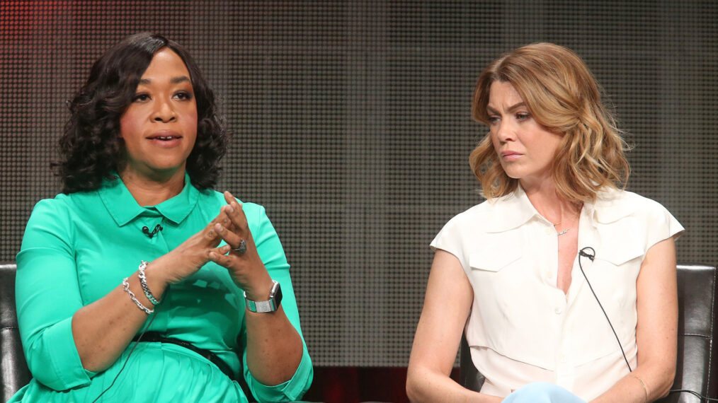 Shonda Rhimes and Ellen Pompeo at TCA