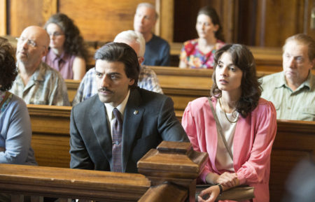 Oscar Isaac and Carla Quevedo in Show Me A Hero