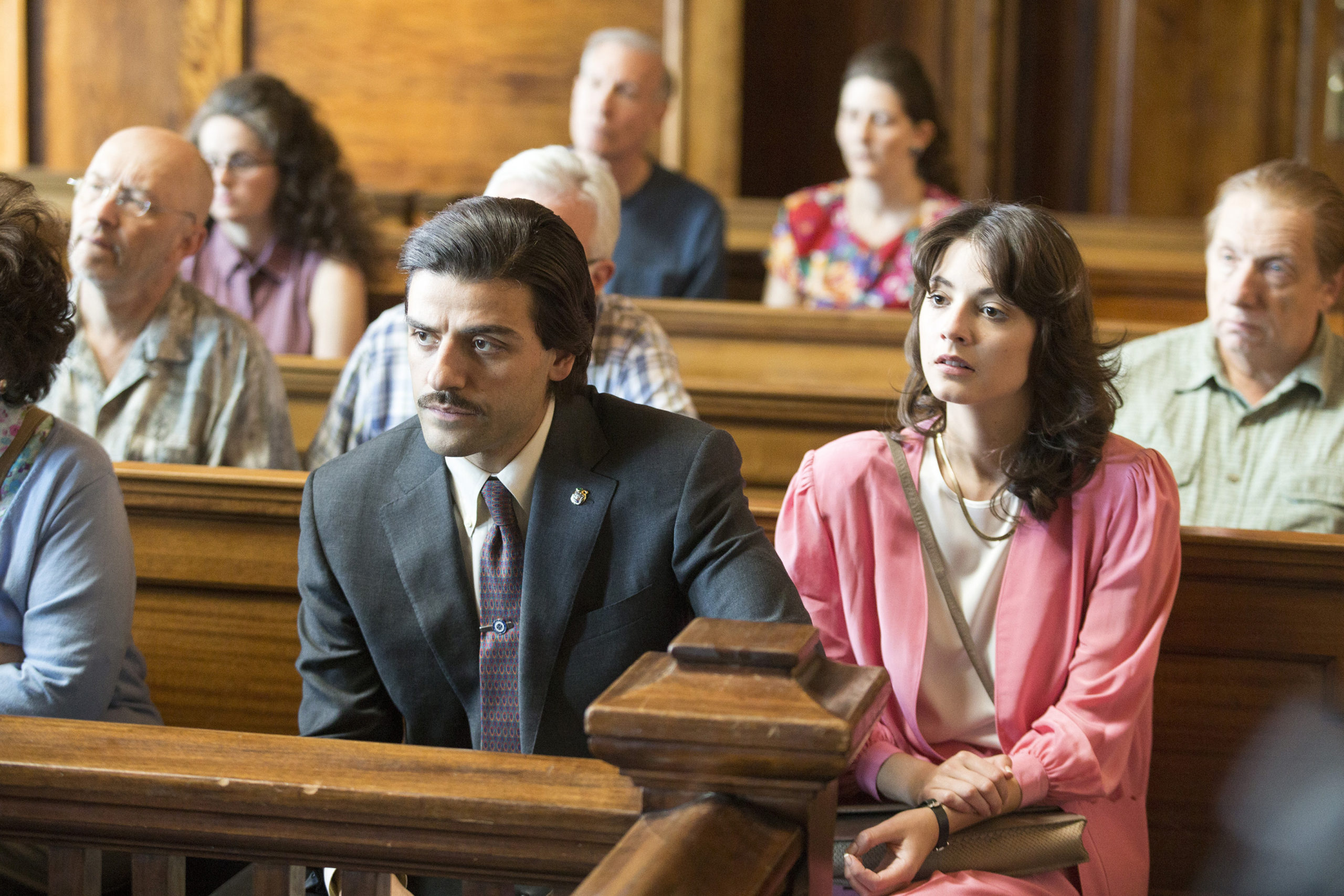 Oscar Isaac and Carla Quevedo in Show Me A Hero