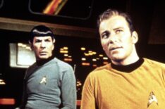 Star Trek - Leonard Nimoy as Spock and William Shatner as James T. Kirk
