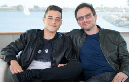 Rami Malek and Christian Slater of Mr. Robot