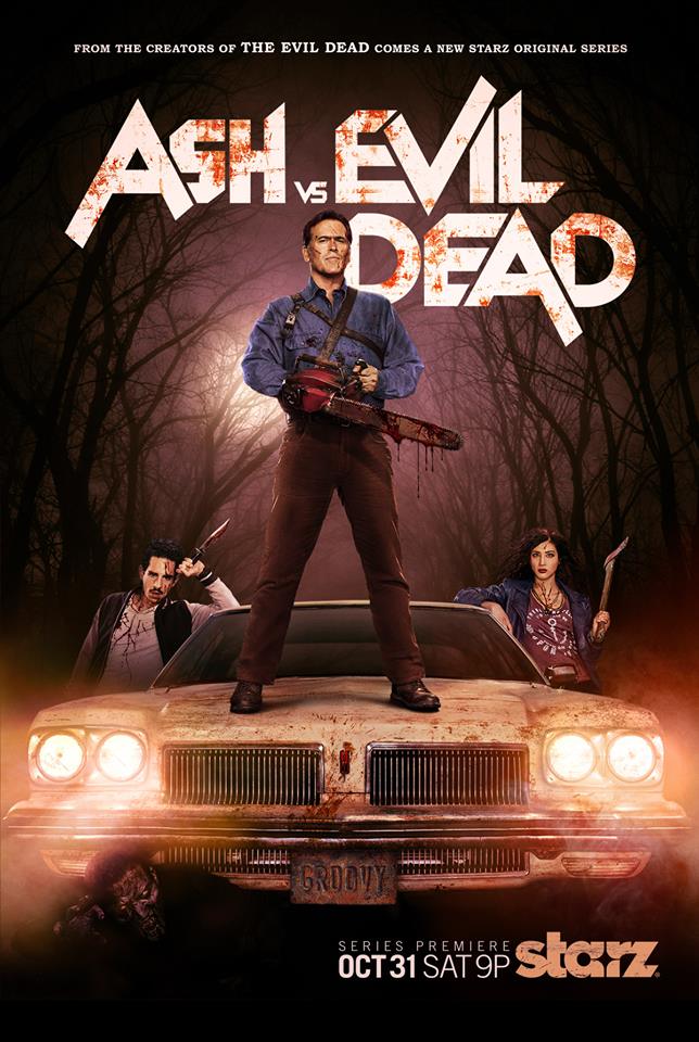 The Evil Dead ASH VS Evil Kill Fight 2015 Movie TV Poster Fabric 24x36 E-1029