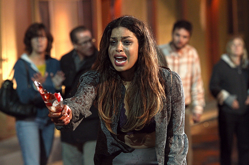 Jordin Sparks guest stars as teacher Alison Stone in the CSI episode 'Check In and Check Out'