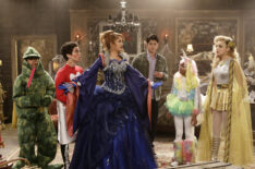 Karan Brar, Cameron Boyce, Debby Ryan, Chris Galya, Skai Jackson, and Peyton List in Jessie