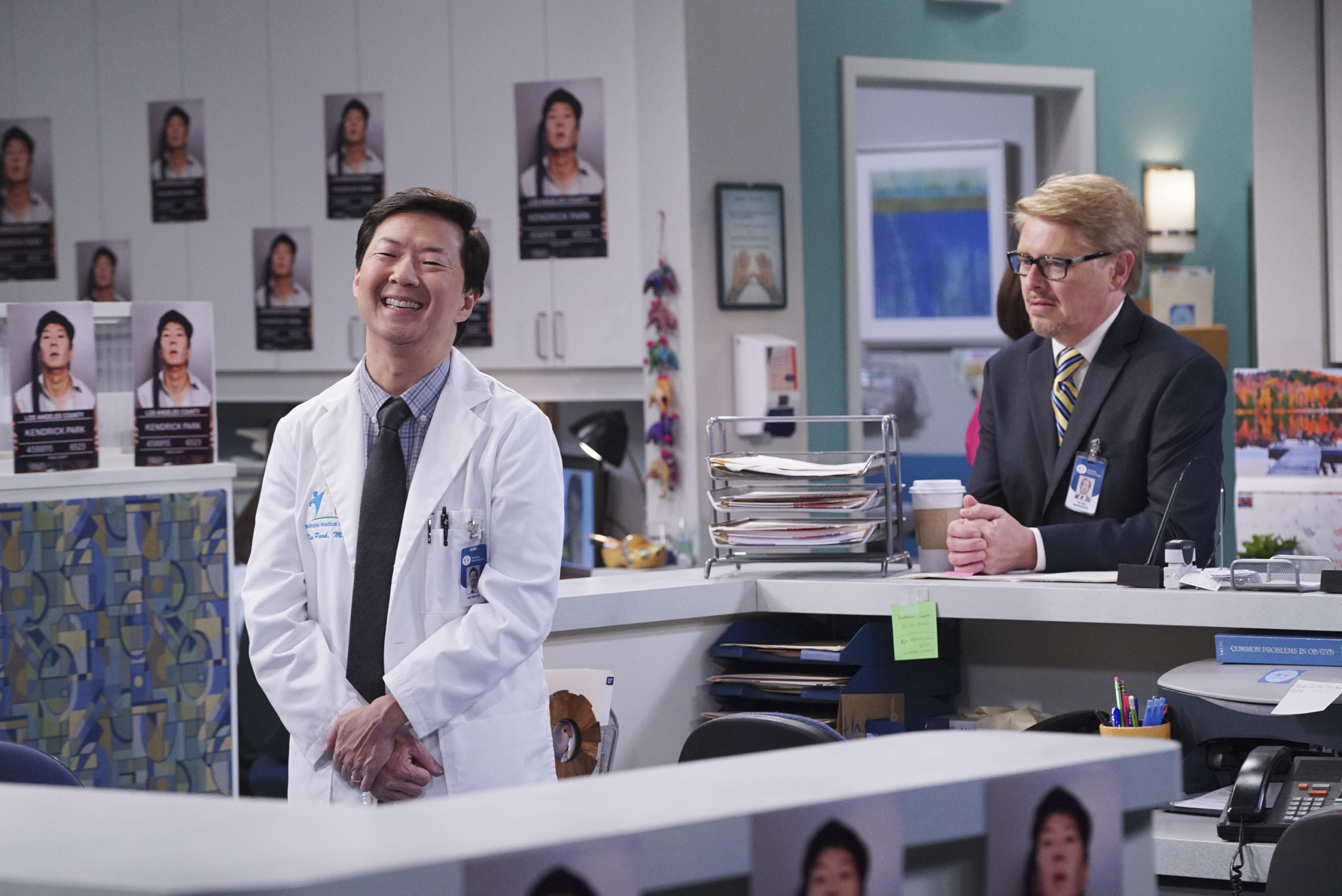 Ken Jeong and Dave Foley in Dr. Ken