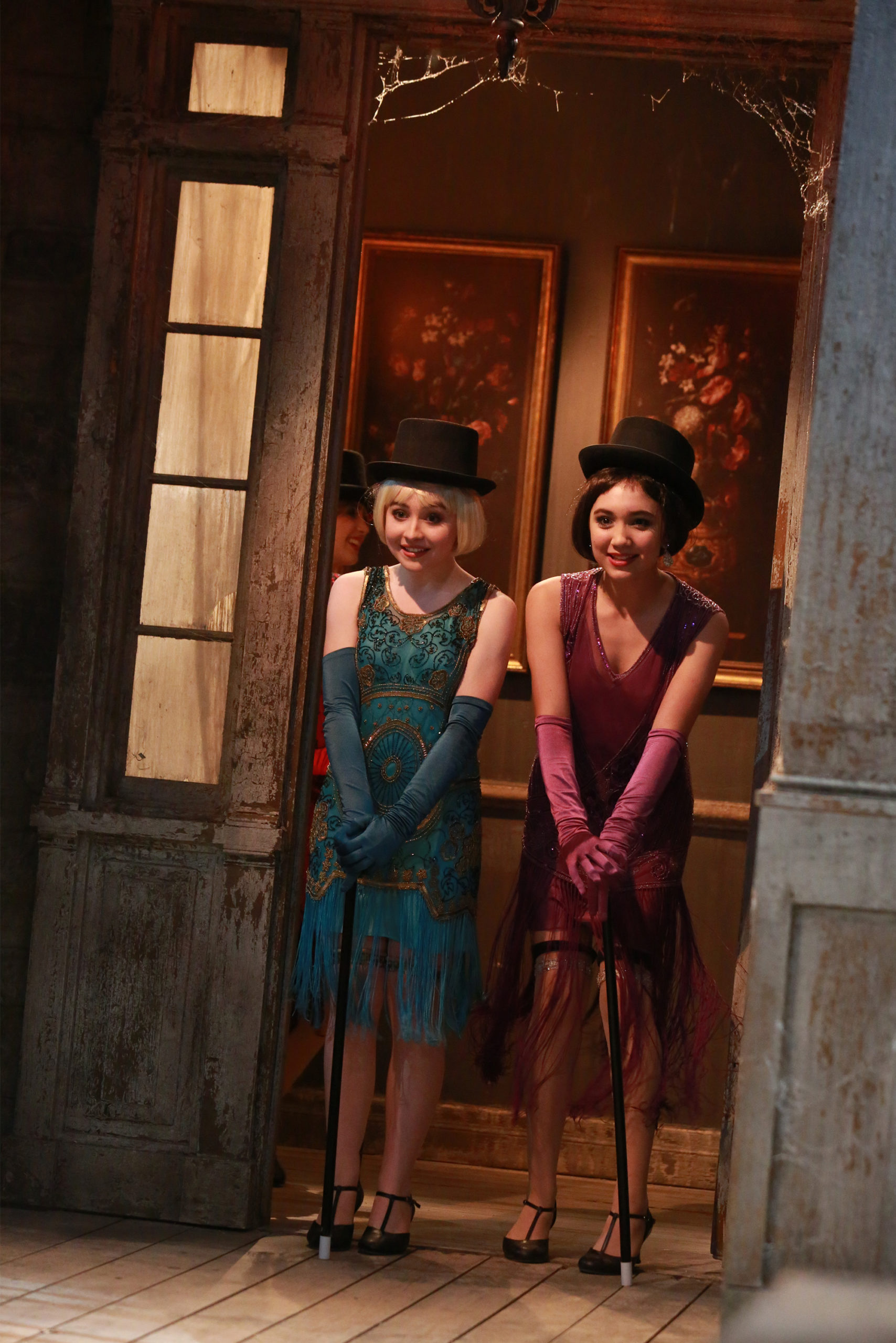 Sabrina Carpenter and Rowan Blanchard in 'Girl Meets World' - 'Girl Meets Terror 2'