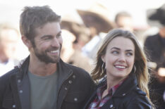 Chace Crawford and Rebecca Rittenhouse in Blood & Oil